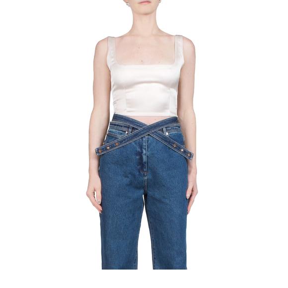 NEW PARIS GEORGIA marnie top in pearl - Picture 1 of 4